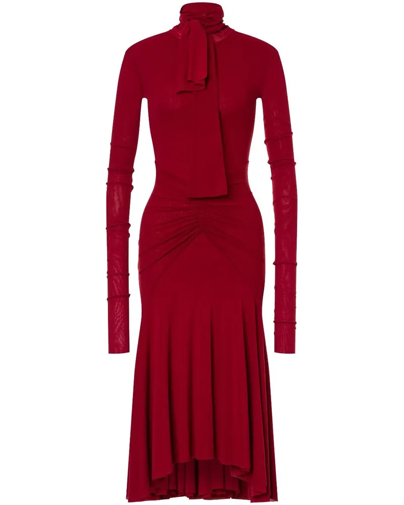 Philosophy Di Lorenzo Serafini Drapiertes Kleid Rot