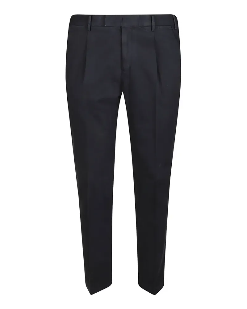 PT TORINO Hose mit Bundfalten - Blau Blau