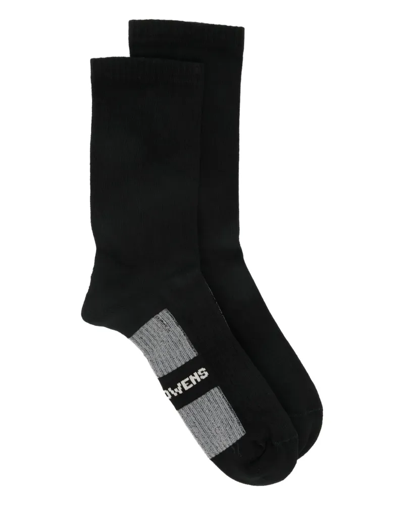 Rick Owens ribbed-knit socks - Schwarz Schwarz