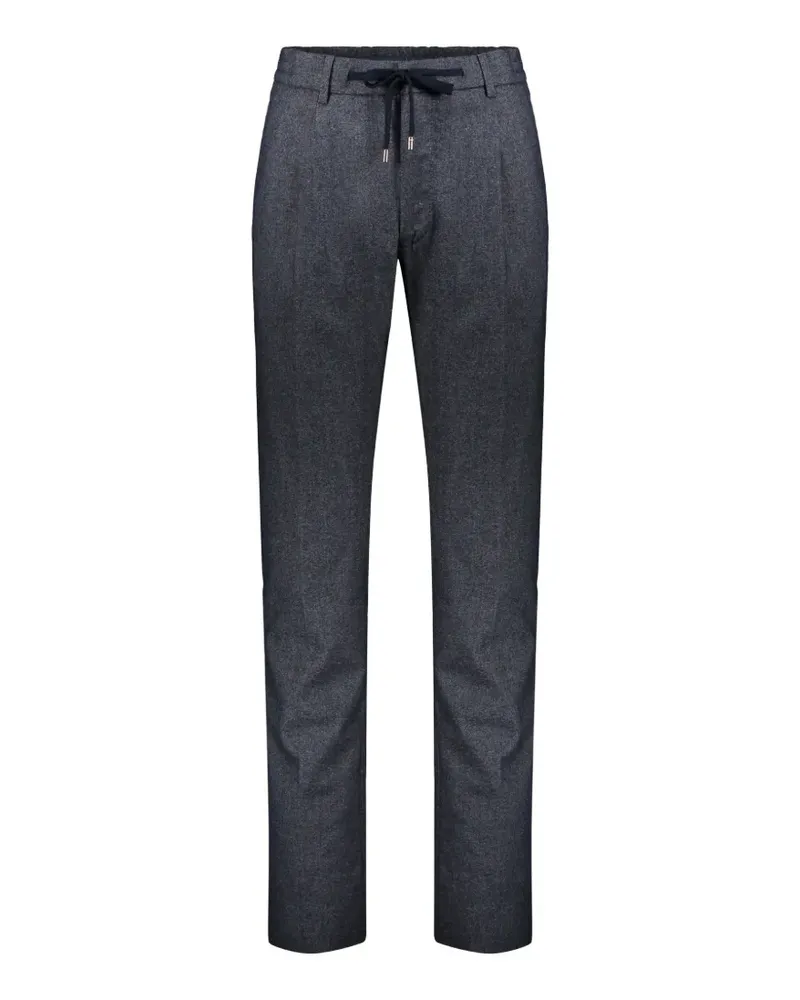 MOORER Anton Hose mit Kordelzug - Blau Blau
