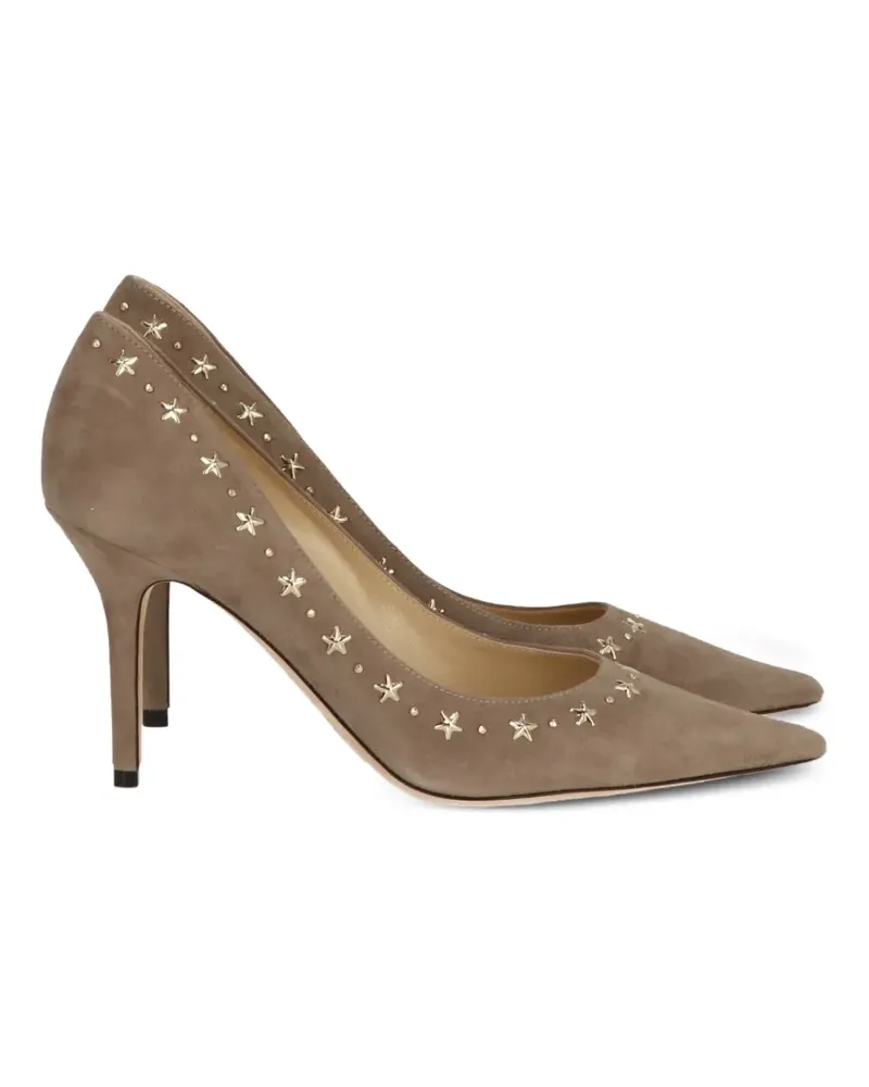 Jimmy Choo Agnes suede heeled pumps - Braun Braun