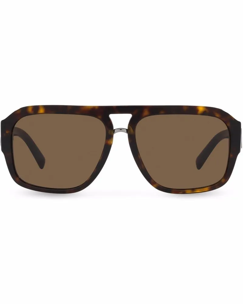 Dolce & Gabbana DG Crossed Sonnenbrille - Braun Braun