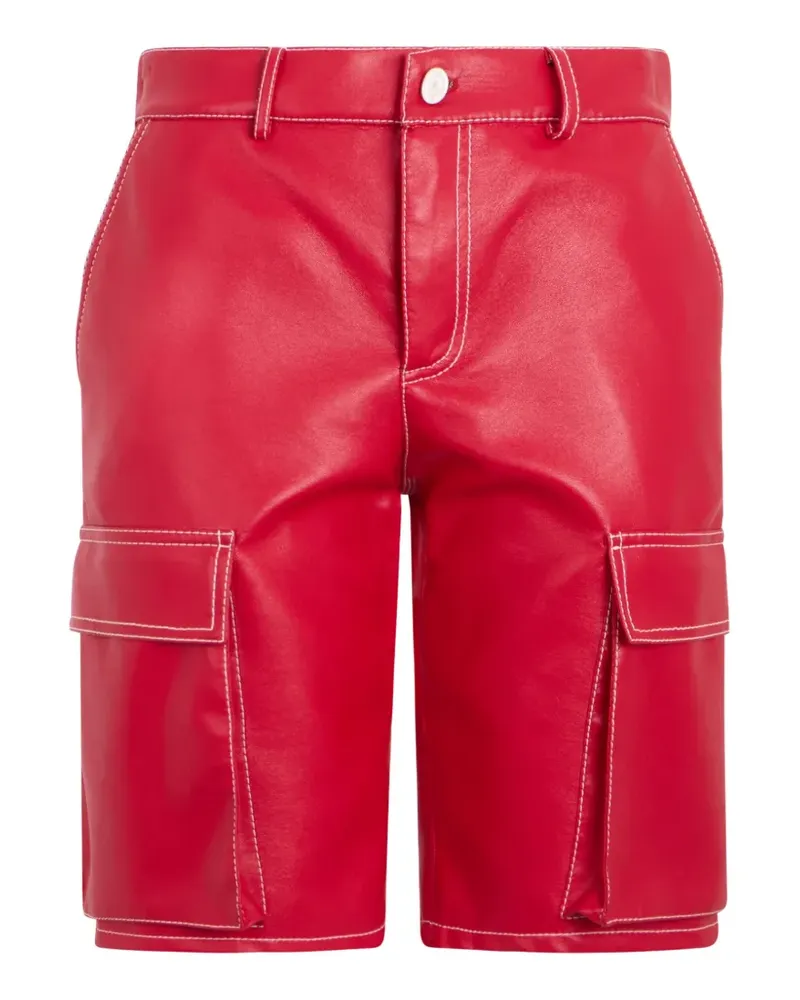 Philosophy Di Lorenzo Serafini Cargo-Shorts mit Kontrastnähten - Rot Rot