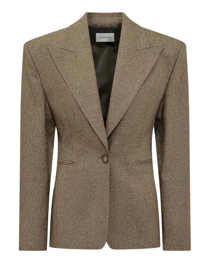 ANDAMANE Toni structured blazer - Braun Braun