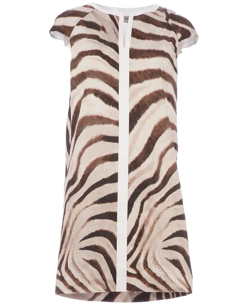 Mantù zebra print dress - Braun Braun