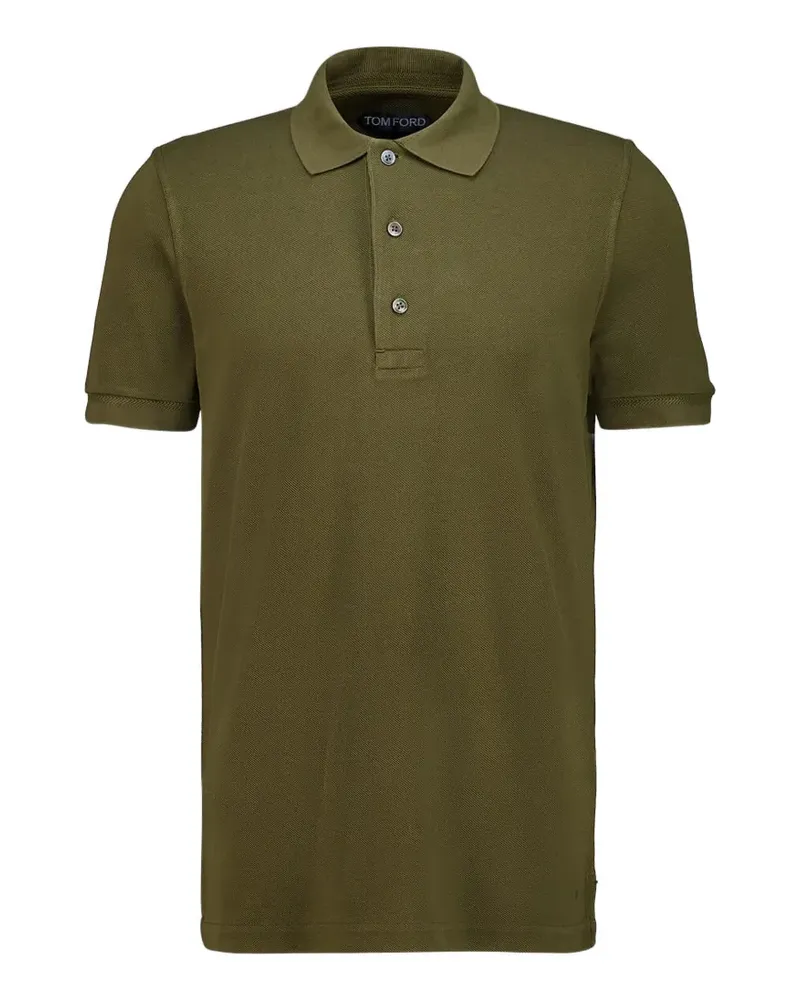 Tom Ford piqué short-sleeve polo shirt - Grün Grün