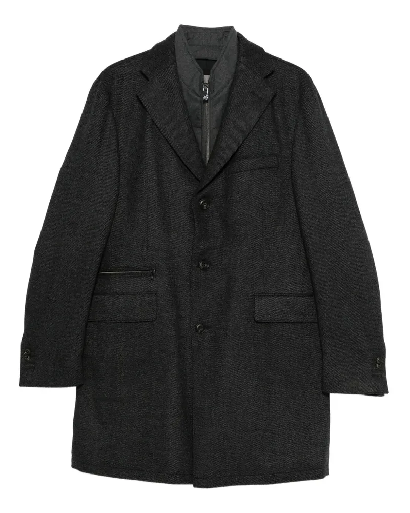 Corneliani herringbone layered jacket - Grau Grau