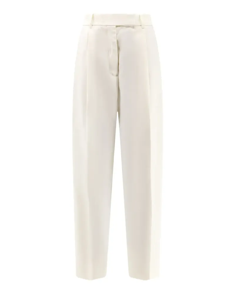 Róhe Klassische Bundfaltenhose - Weiß Weiß