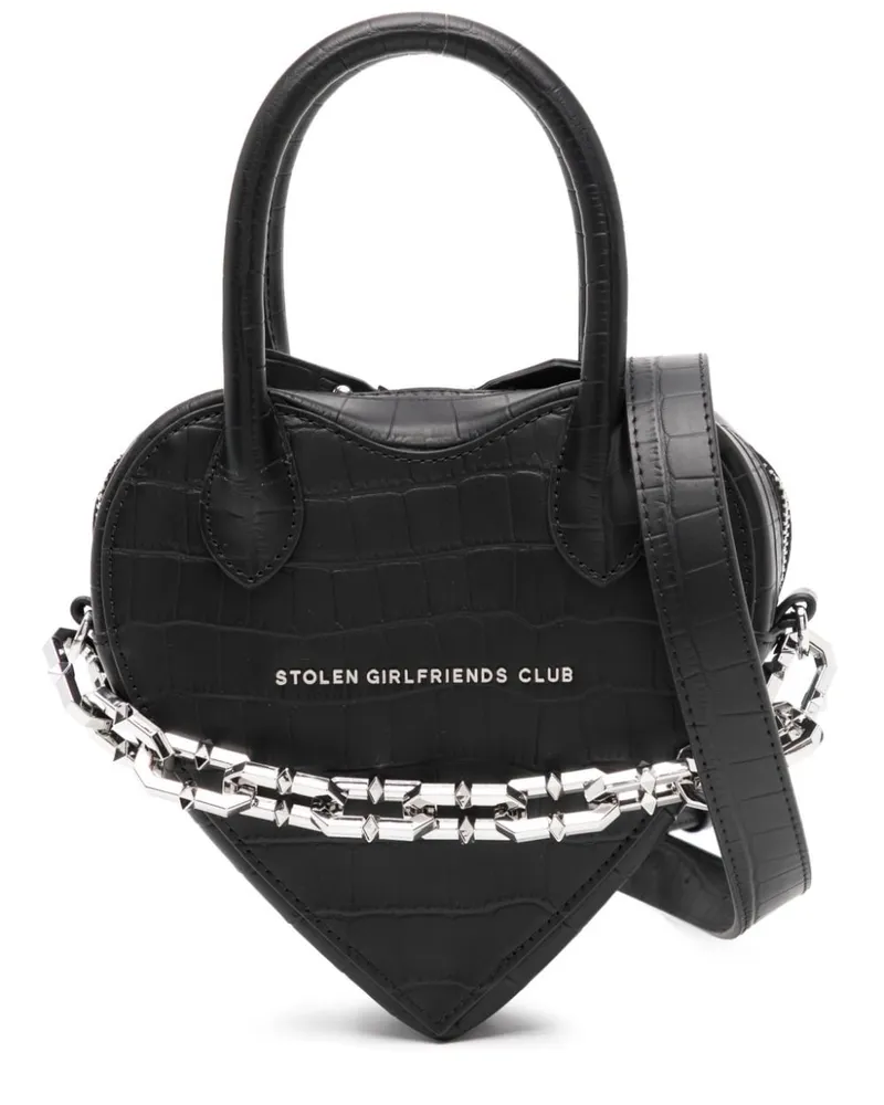 Stolen Girlfriends Club Rebellious Heart Tasche Schwarz