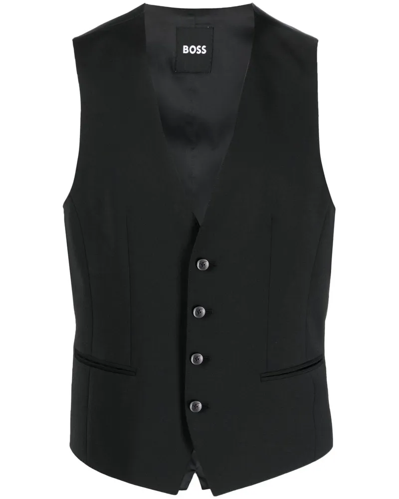 HUGO BOSS Verstellbare Weste - Schwarz Schwarz