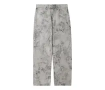 Skinny-Jeans mit Acid-Waschung - Grau