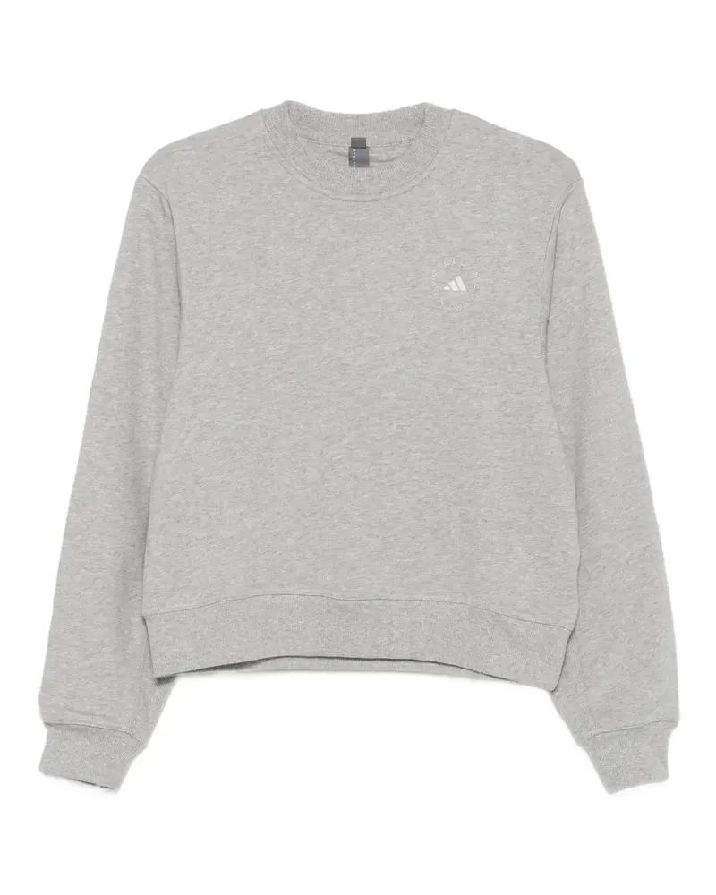 adidas Sweatshirt mit Logo-Print - Grau Grau
