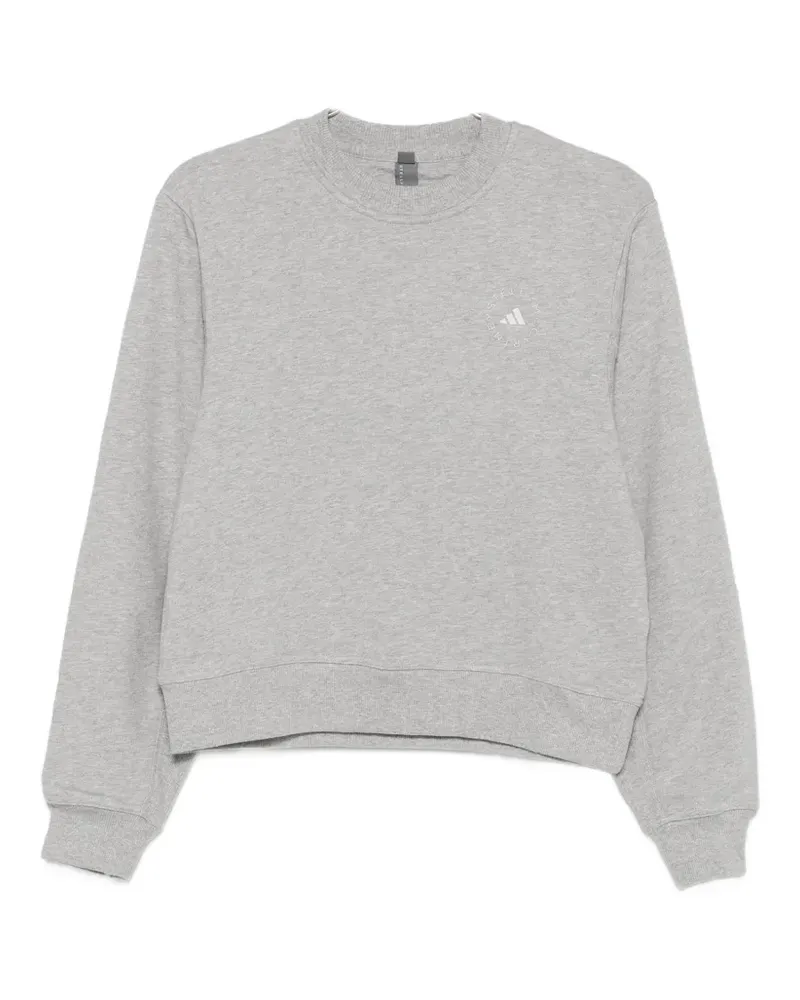 adidas logo-print sweatshirt - Grau Grau