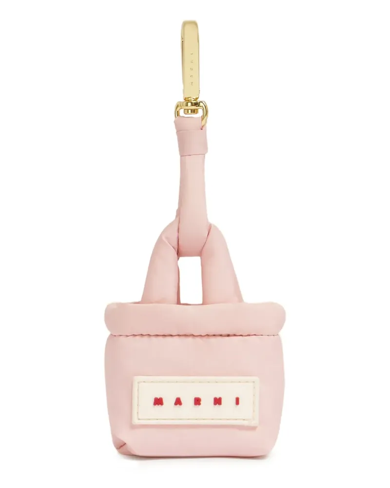 Marni Wattierter Schlüsselanhänger - Rosa Rosa