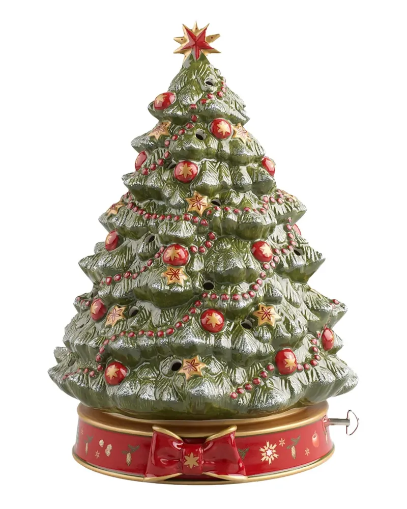 Villeroy & Boch decorated christmas-tree music box ornament - Grün Grün