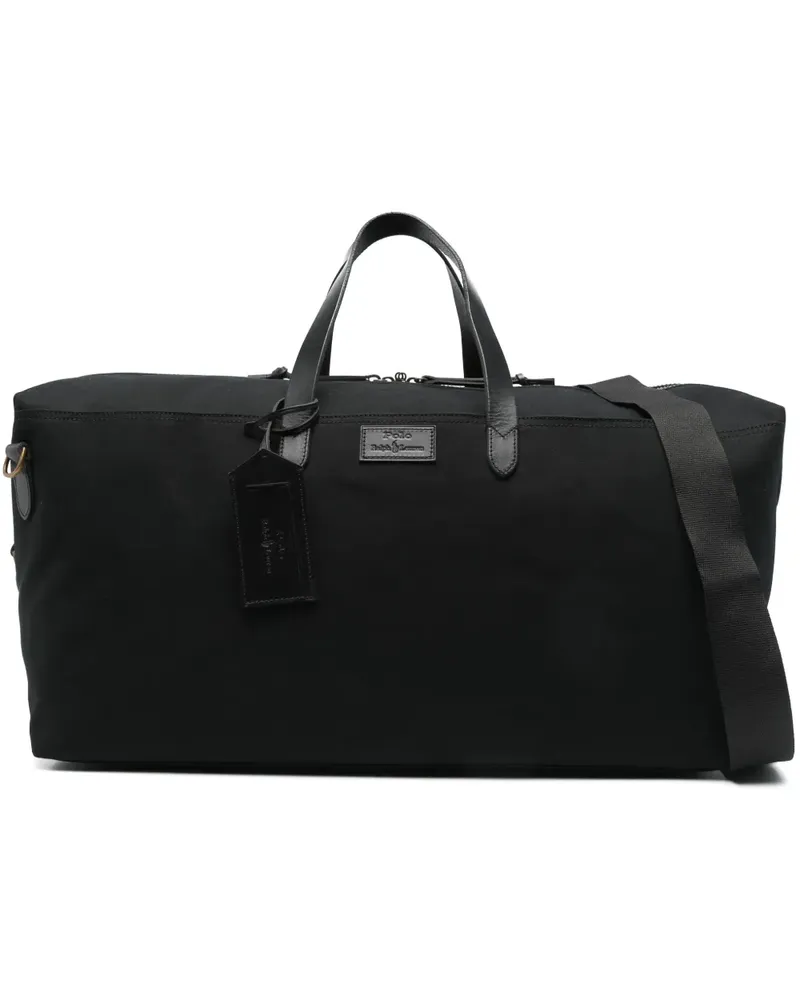 Ralph Lauren Mittelgroße Reisetasche aus Canvas - Schwarz Schwarz