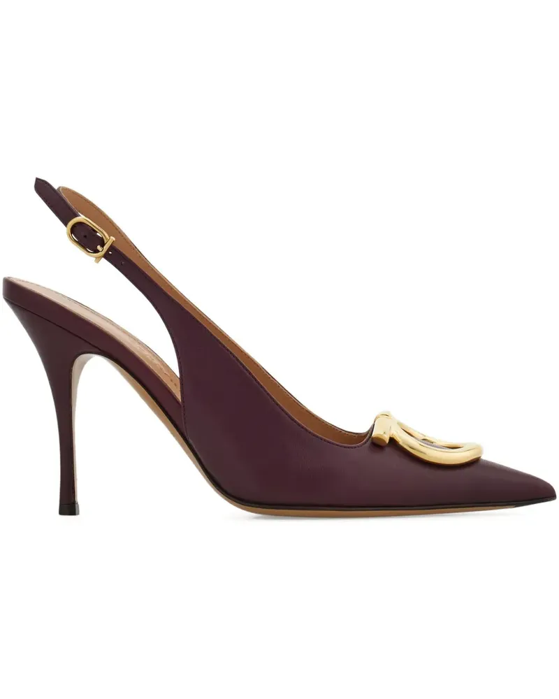 Ferragamo Gancini Pumps 95mm - Rot Rot