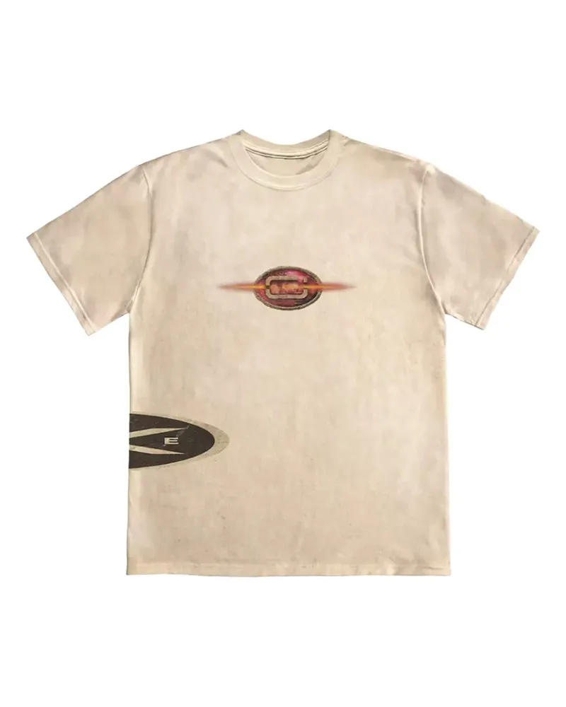 Travis Scott T-Shirt mit grafischem Print - Nude Nude