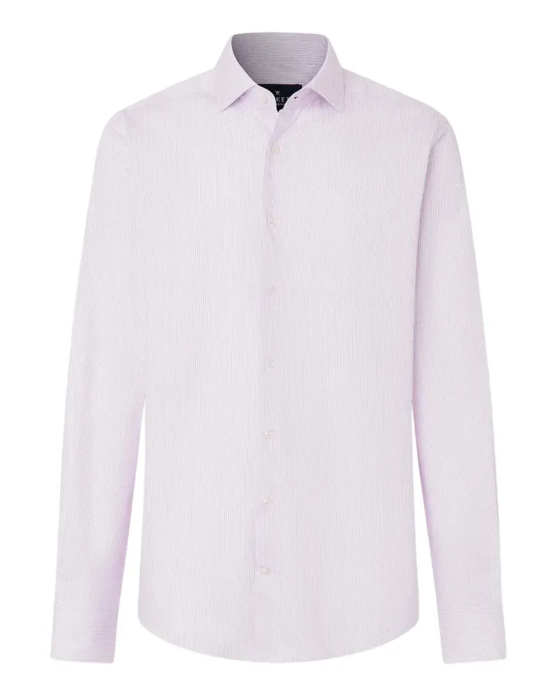 Hackett Gestreiftes Hemd - Rosa Rosa