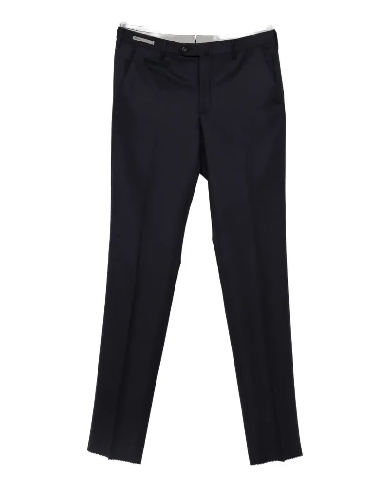Corneliani pressed-crease tailored trousers - Blau Blau