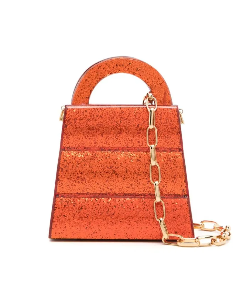 ESTILÉ Belly Mini-Tasche mit Glitter Orange