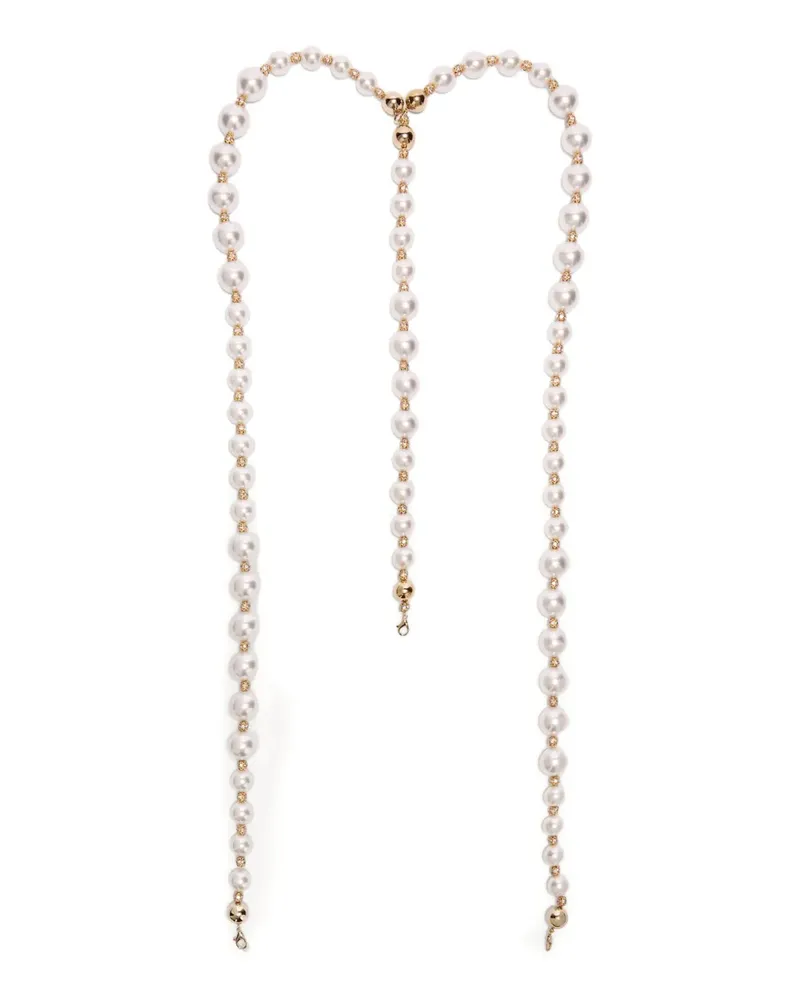 Genny Körperschmuck mit Perlen - Silber Silber