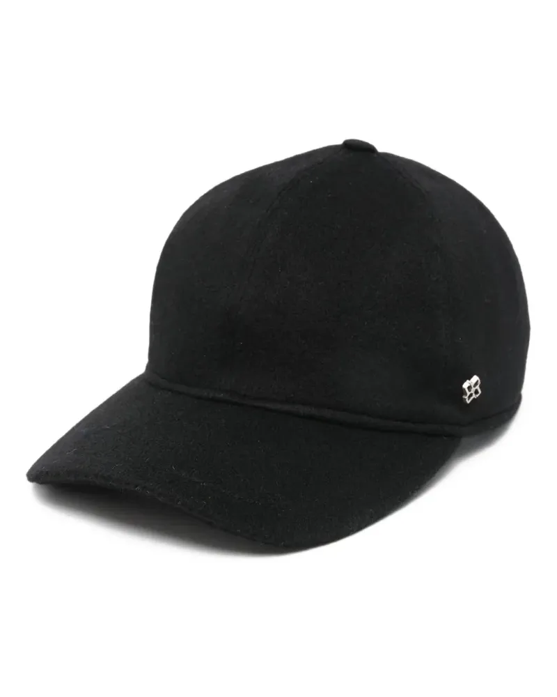 Tagliatore Baseballkappe mit Logo-Schild - Schwarz Schwarz