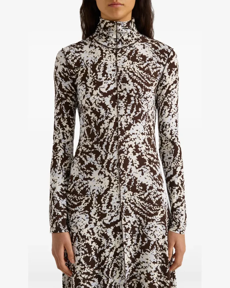 Proenza Schouler Mabel Maxikleid aus Jersey - Blau Blau