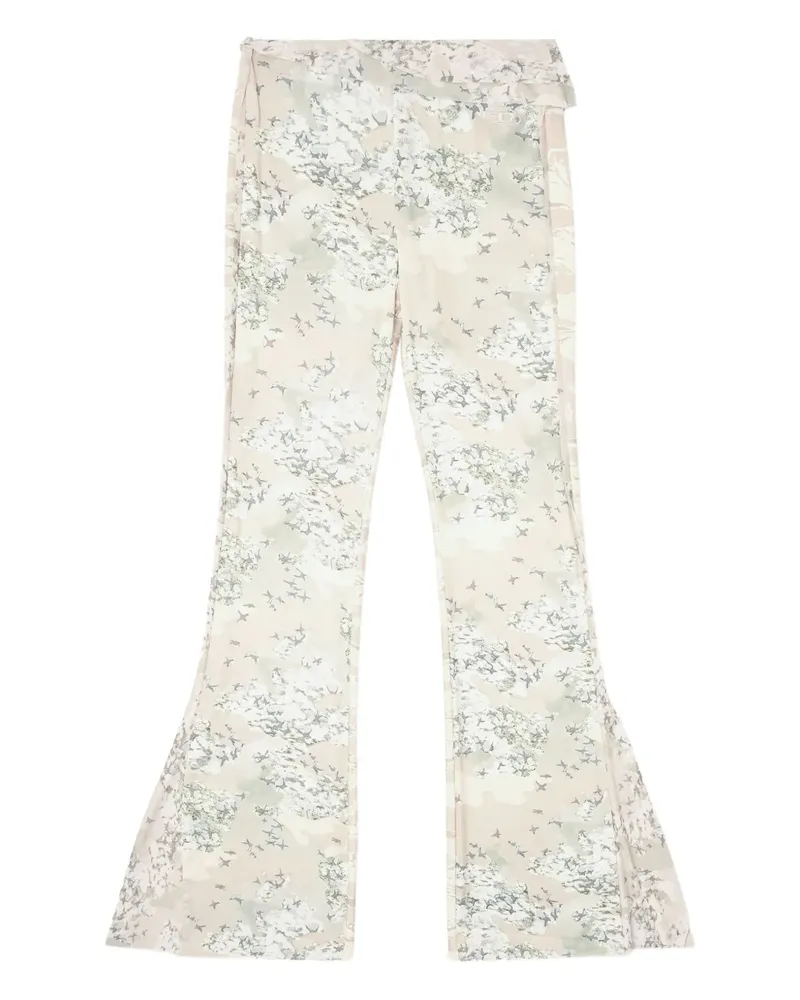 Diesel P-Affal Hose mit Blumen-Print - Nude Nude