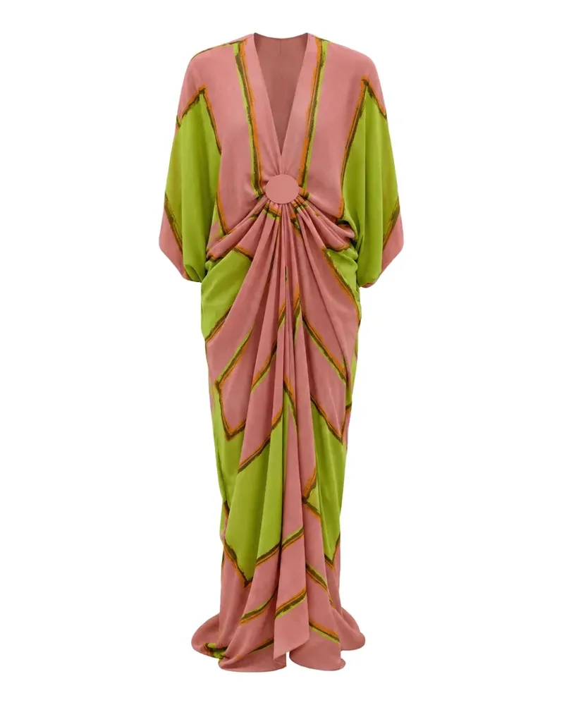 Silvia Tcherassi Fiore maxi dress - Rosa Rosa