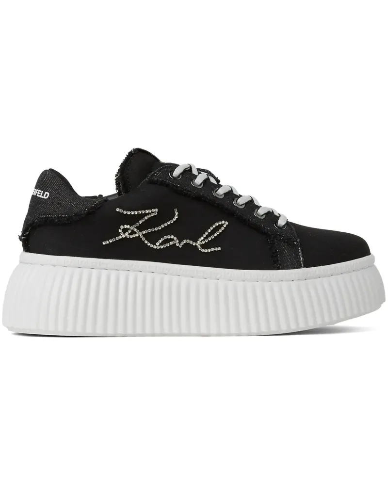 Karl Lagerfeld Kreeper Sneakers - Schwarz Schwarz