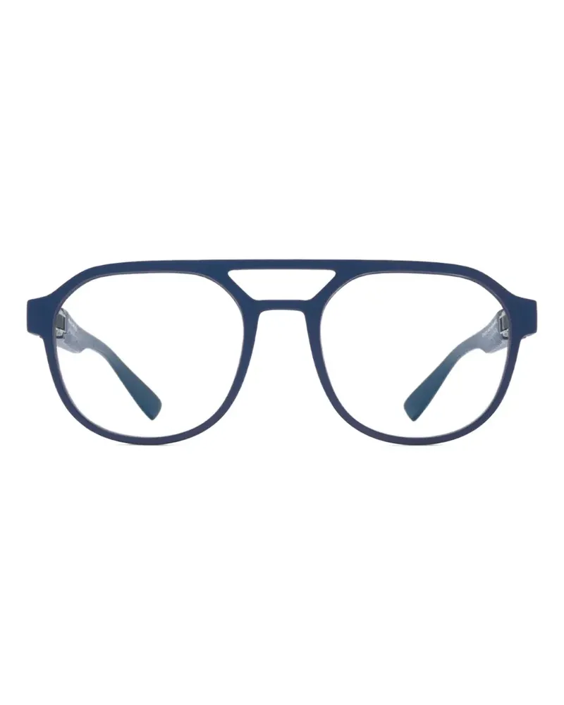 Mykita Panarea browline glasses - Blau Blau