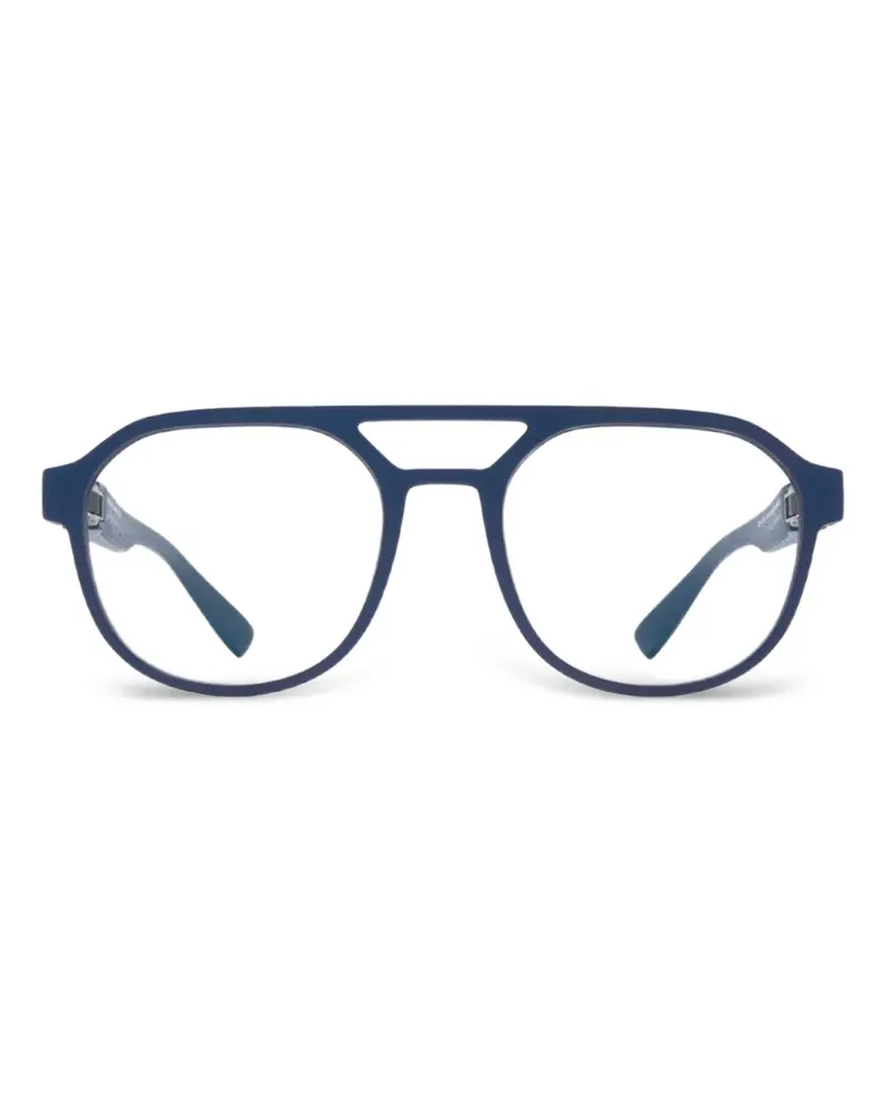 Mykita Panarea browline glasses - Blau Blau