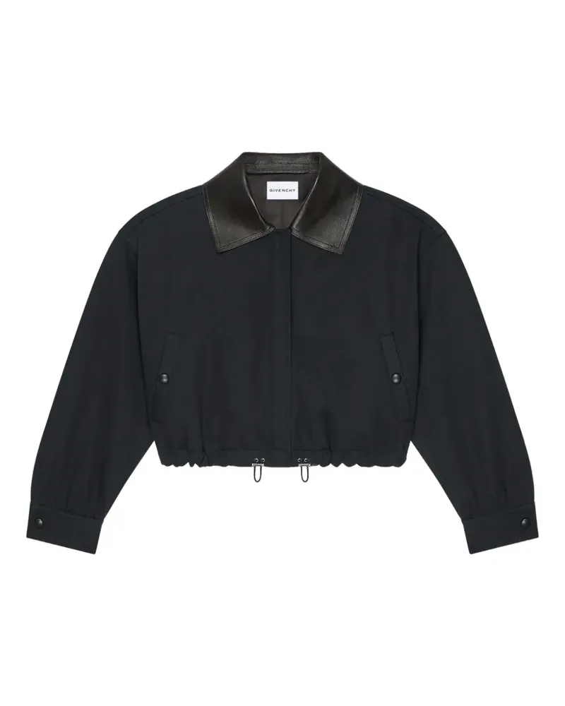 Givenchy Cropped-Jacke im Oversized-Look - Schwarz Schwarz