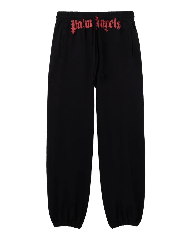 Palm Angels Jogginghose mit Logo - Schwarz Schwarz
