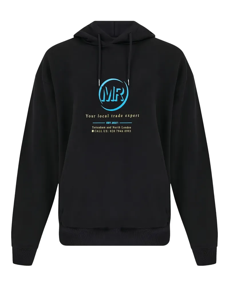 Martine Rose Hoodie mit Logo-Print - Schwarz Schwarz