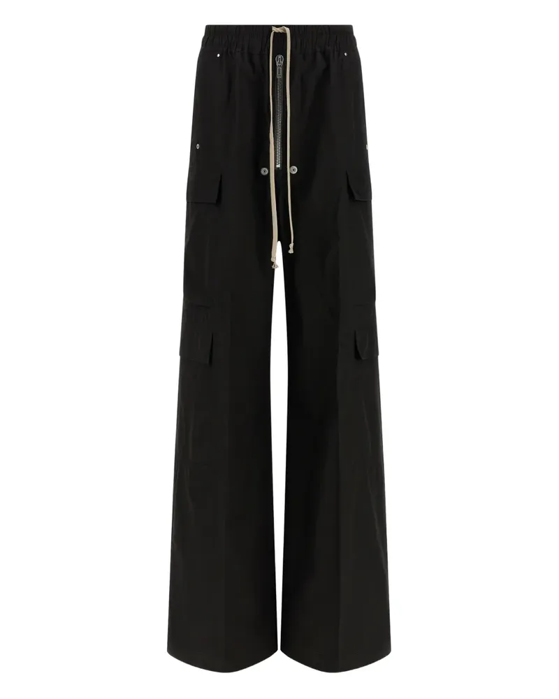 Rick Owens Cargobelas drawstring elasticated trousers - Schwarz Schwarz