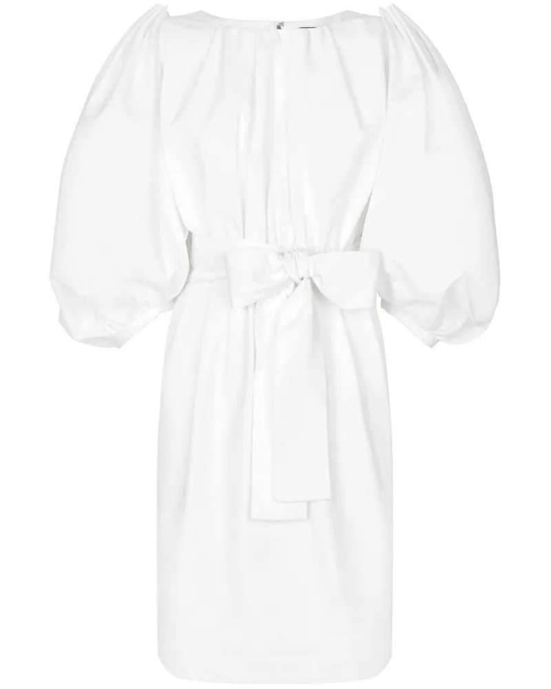 Dolce & Gabbana Kleid mit Puffärmeln - Weiß Weiß