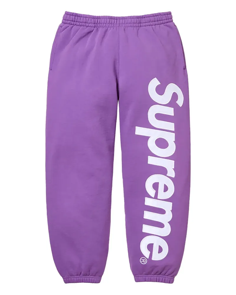 Supreme Being Jogginghose mit Logo-Applikation - Violett Violett