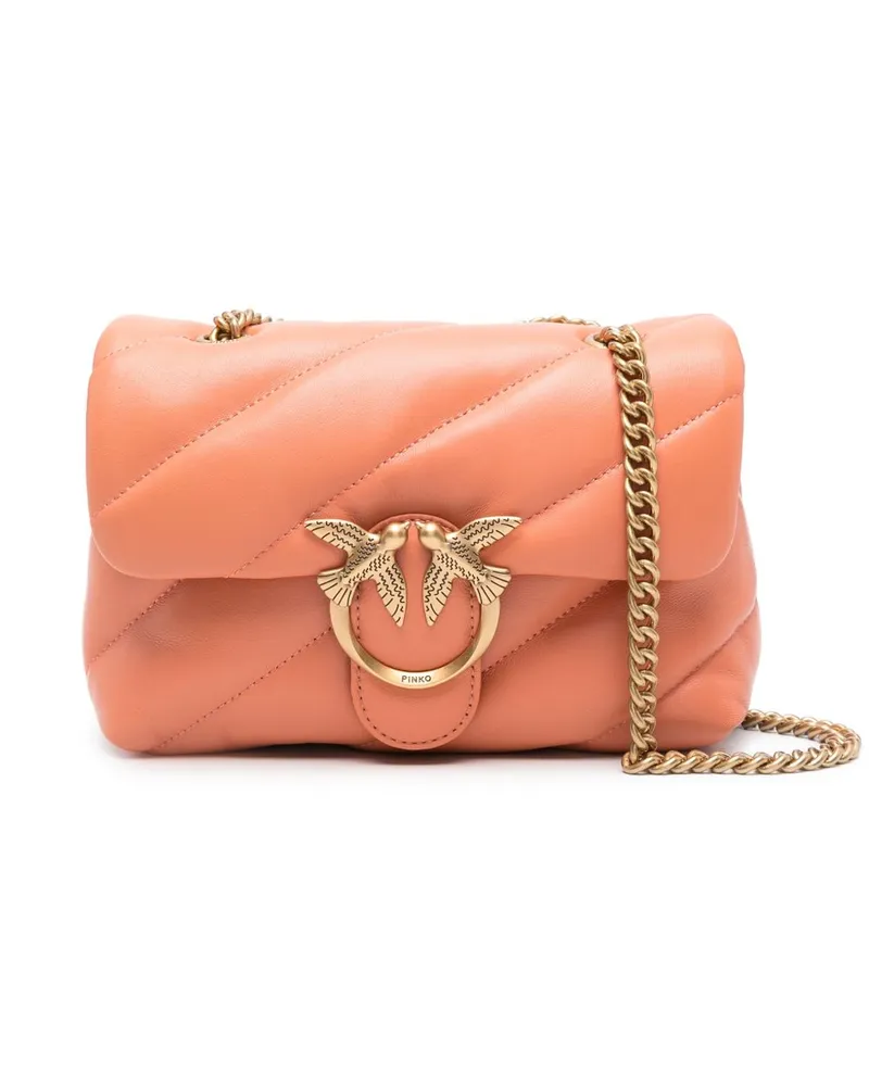 Pinko Mini Love Classic Schultertasche - Orange Orange
