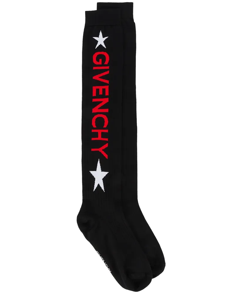 Givenchy Socken mit Logomusterung - Schwarz Schwarz