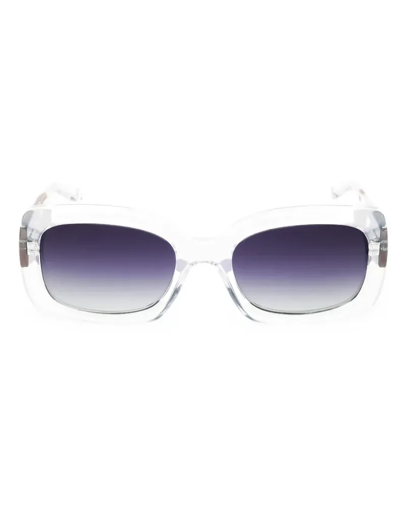 Fila rectangle-frame sunglasses - Weiß Weiß