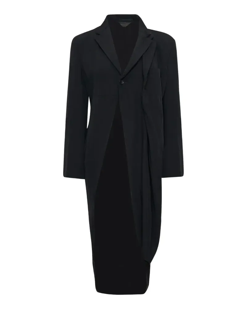 Comme des Garçons draped asymmetric jacket - Schwarz Schwarz