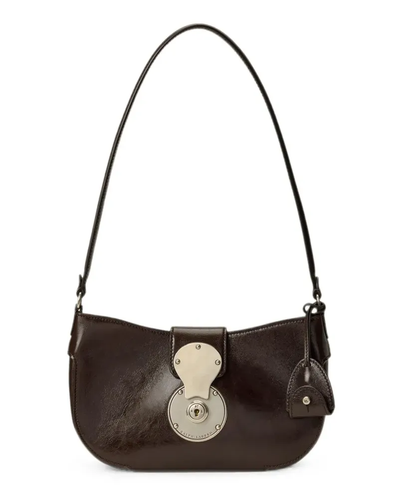 Ralph Lauren Kleine Ricky Schultertasche - Braun Braun
