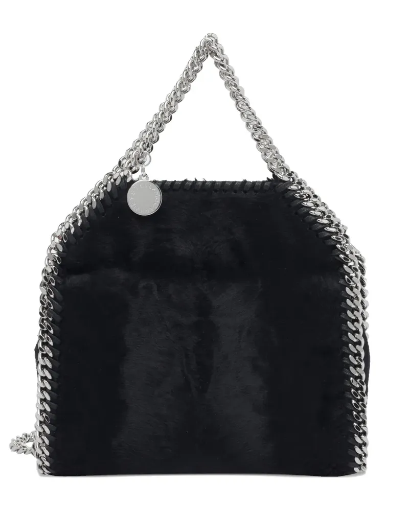 Stella McCartney Falabella Shopper mit Kettenborten - Schwarz Schwarz