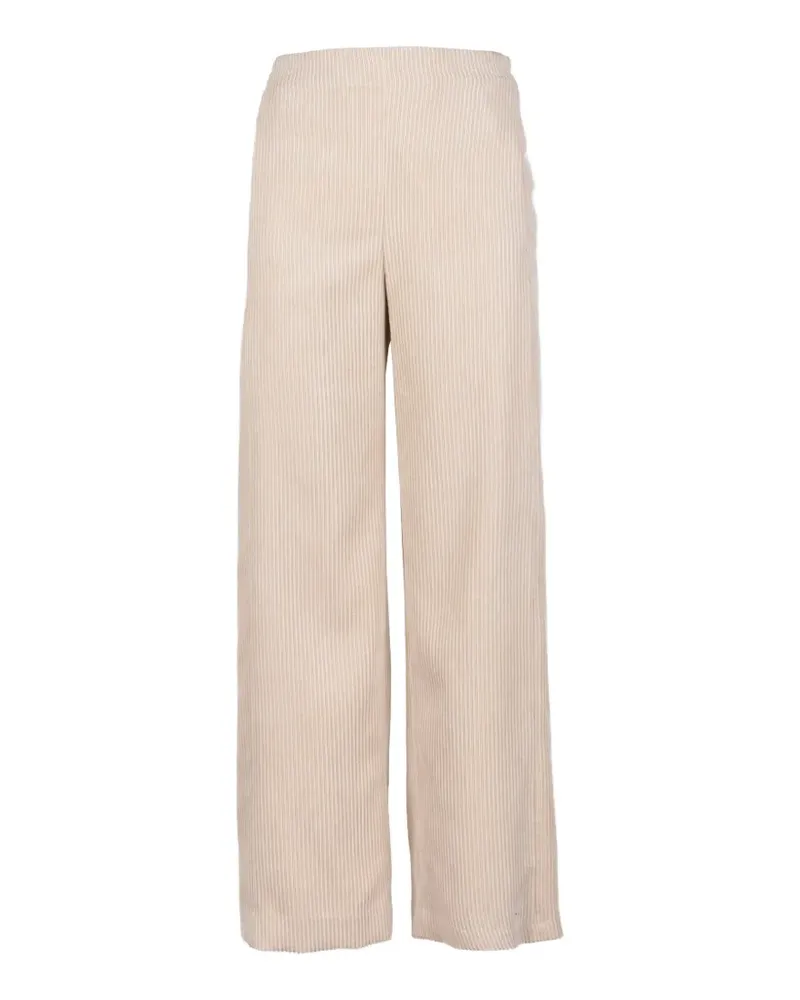 VIA MASINI 80 Gerade Hose mit Cord-Effekt - Nude Nude