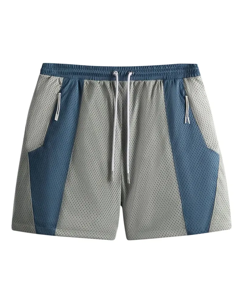KITH Harden panelled mesh shorts - Grau Grau