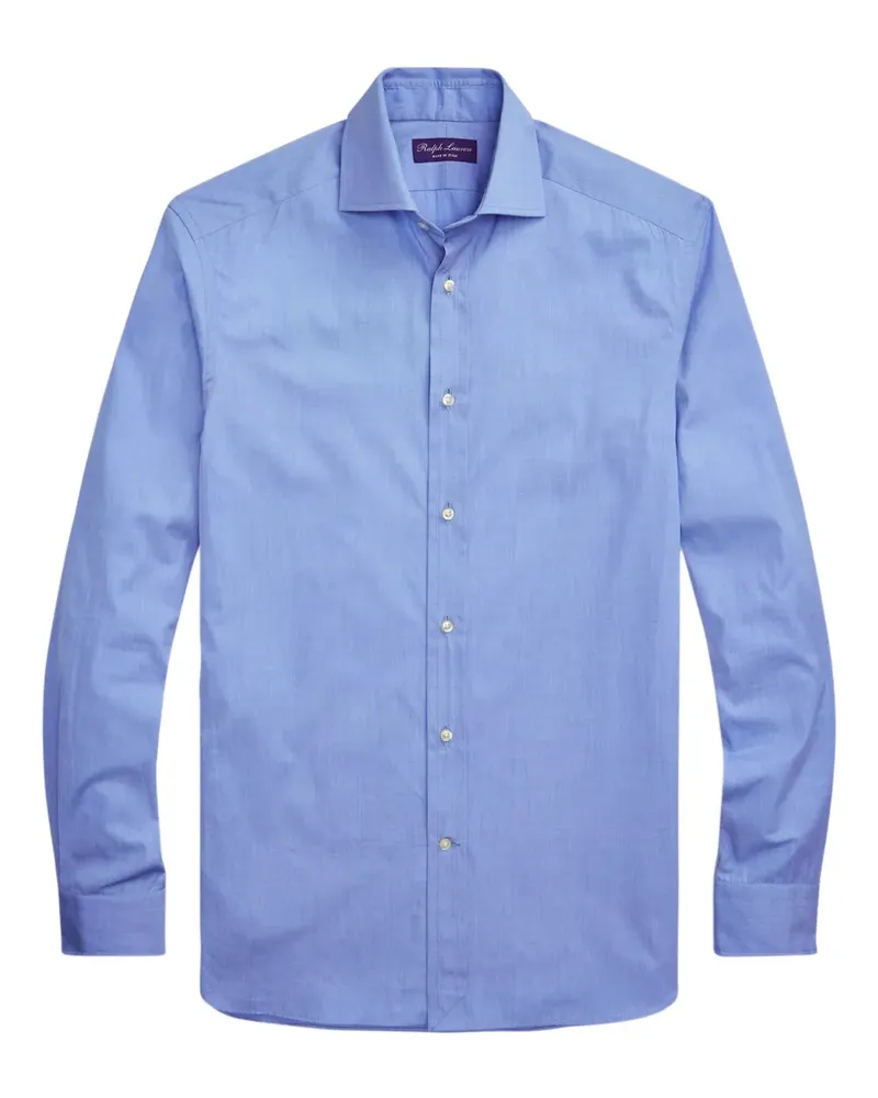Ralph Lauren Geknöpftes End-on-End Hemd - Blau Blau
