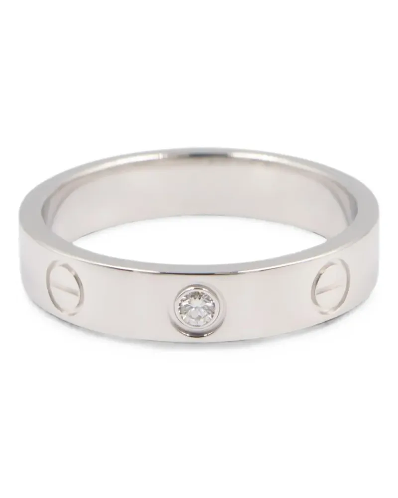 Cartier 2010s Mini Love diamond ring - Silber Silber