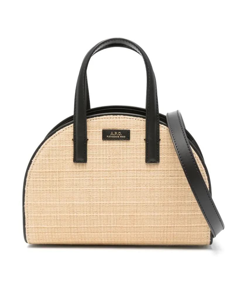 A.P.C. Kleine Demi-Lune Tote Bag - Nude Nude